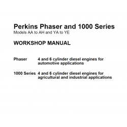 Instrukcje napraw, schematy, DTR - Perkins Phaser and 1000 Series Models AA to AH and YA to YE